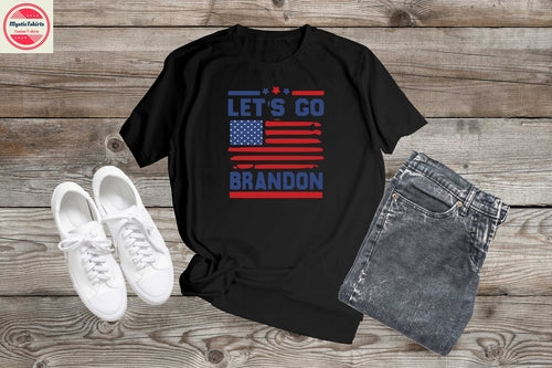 LET'S GO BRANDON with Cool white Color &  Customized logo